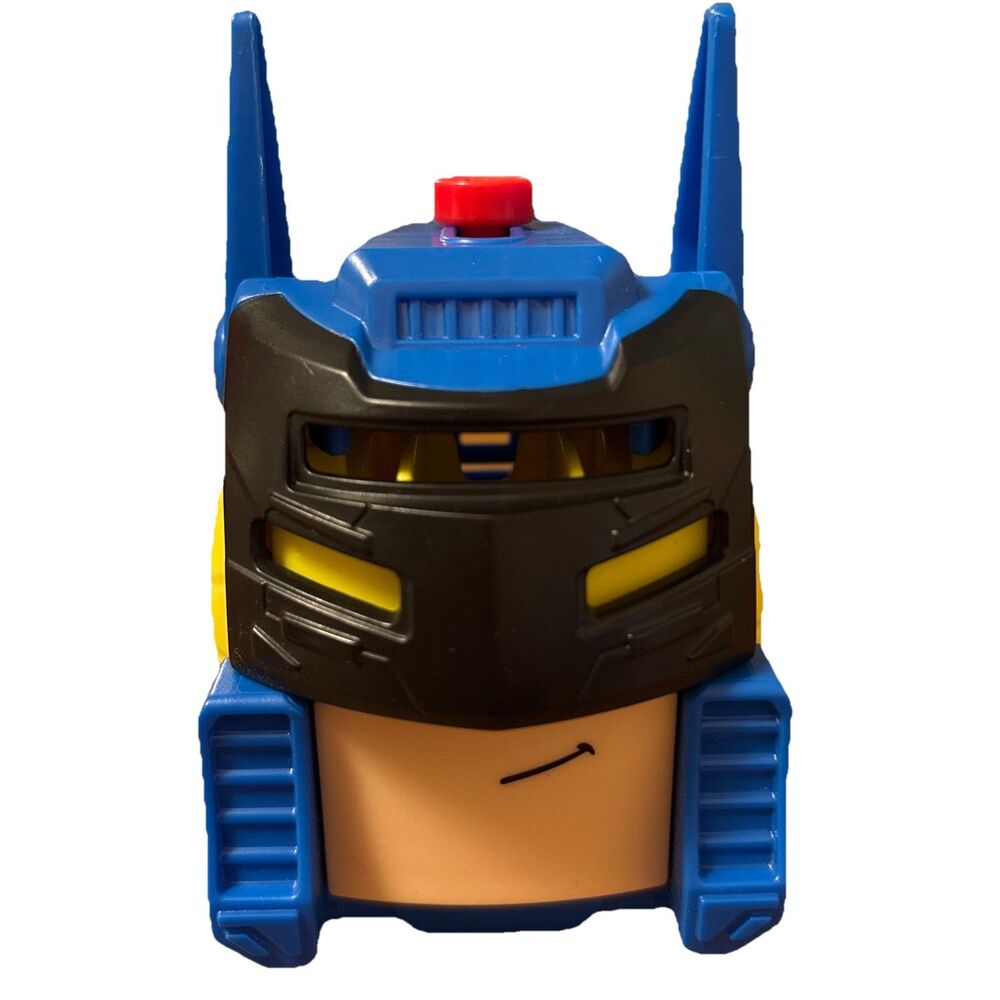 DC Super Friends Imaginext Head Shifters Batman Disc Launcher Toy HEAD ONLY